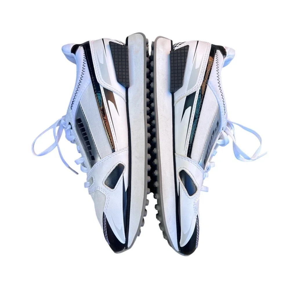 Puma white black